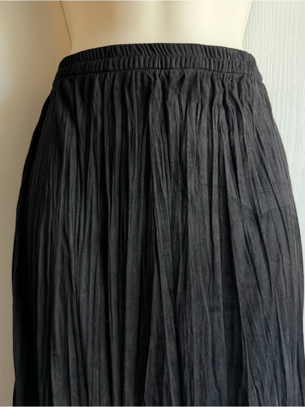 Soft Surroundings Crinkle Pleated Gypsy Maxi Skirt - Picture 3 of 7